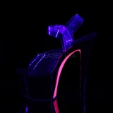 Rozsaszin 18 cm SKY-308TT Neon platform magassarkű női