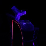Rozsaszin 18 cm SKY-308TT Neon platform magassarkú női
