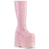 Rozsaszin 18 cm STACK-301 demoniacult csizma - unisex cyberpunk csizma