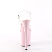 Rozsaszin 20 cm FLAMINGO-808 Platform cipők a magassarkú