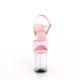 Rozsaszin 20 cm FLAMINGO-809HT Hologram platform magassarkú női