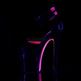 Rozsaszin 20 cm XTREME-875TT Neon platform magassarkú női