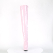 Rozsaszin Lakk 13 cm SEDUCE-3010 Magassarkú Combcsizma