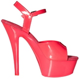 Rozsaszin Neon 15 cm Pleaser KISS-209UV Platform Magassarkú