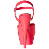 Rozsaszin Neon 15 cm Pleaser KISS-209UV Platform Magassarkú