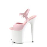 Rozsaszin platform 20 cm FLAMINGO-809 pleaser magassarkú