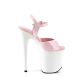 Rozsaszin platform 20 cm FLAMINGO-809 pleaser magassarkú