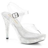Strasszköveszos 11,5 cm ELEGANT-408ABRS fabulicious fitness verseny cipő magassarkú