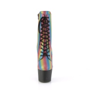 Szivárvány 18 cm ADORE-1020REFL-02 pole dance bokacsizma