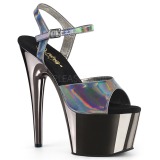 Szürke 18 cm ADORE-709HGCH Hologram platform magassarkű női