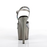 Szürke 18 cm ADORE-709HGCH Hologram platform magassarkú női