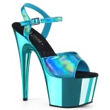Türkiz 18 cm ADORE-709HGCH Hologram platform magassarkú női