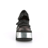 Vegan 11,5 cm DemoniaCult KERA-13 Platform Gótikus Cipők