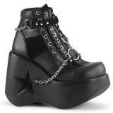 Vegán 13 cm DYNAMITE-101 demonia éksarkú bokacsizma