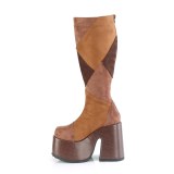 Vegan 13 cm DemoniaCult CAMEL-280-2 Platform csizma vastag sarkú