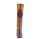 Vegan 13 cm DemoniaCult CAMEL-280-2 Platform csizma vastag sarkú