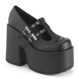Vegan 13 cm DemoniaCult CAMEL-55 Platform cipők vastag sarkú