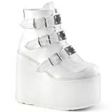 Vegan 14 cm SWING-105 Gótikus Bokacsizma Éktalpú Platform