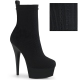 Vegan 15 cm DELIGHT-1002-1 stretch platform bokacsizma