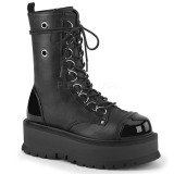 Vegan 5 cm SLACKER-150 DemoniaCult Bokacsizma Platform