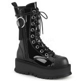 Vegan 5 cm SLACKER-220 DemoniaCult Bokacsizma Platform