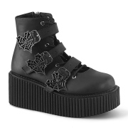 Vegán 7,5 cm CREEPER-260 Creepers Bokacsizma Csat