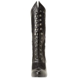 Vegan 7,5 cm VICTORIAN-116X victorian bokacsizma széles borjú