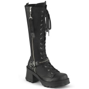 Vegan 7 cm Demonia BRATTY-206 Platform csizma vastag sarkú