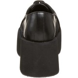 Vegan 8 cm DANK-101 alternatív cipők platformos fekete