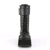 Vegan 9,5 cm PETROL-150 demoniacult csizma - unisex platform csizma