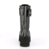 Vegan 9,5 cm PETROL-150 demoniacult csizma - unisex platform csizma