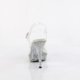 Átlátszó 11,5 cm ELEGANT-408-2 fabulicious fitness verseny cipő magassarkú