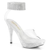 Átlátszó 11,5 cm ELEGANT-442 fabulicious fitness verseny cipő magassarkú