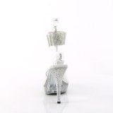 Átlátszó 11,5 cm ELEGANT-442 fabulicious fitness verseny cipő magassarkú