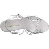 Átlátszó 13 cm LIP-108RS fabulicious fitness verseny cipő magassarkú