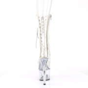 Átlátszó 18 cm ADORE-1050C platform magassarkú csizma