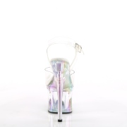 Átlátszó 18 cm ESTEEM-708RBP Hologram platform magassarkú női