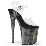 Átlátszó 20 cm FLAMINGO-808HCP Hologram platform magassarkú női