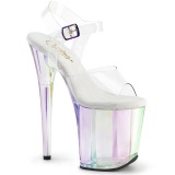 Átlátszó 20 cm FLAMINGO-808HT Hologram platform magassarkú női