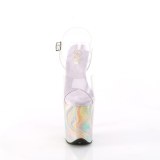 csillámos 20 cm FLAMINGO-808CRF rúdtánc magassarkú cipő
